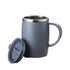 17oz Double Wall Insulated Desk Mug with Lid and Handle, Stainless steel Reusable Cup, Spill-Proof, Microwave & Dishwasher Safe, Wide Mouth, Cup Holder Friendly (Blue) 3.42x5.11 3.42" x 5.11" Red
