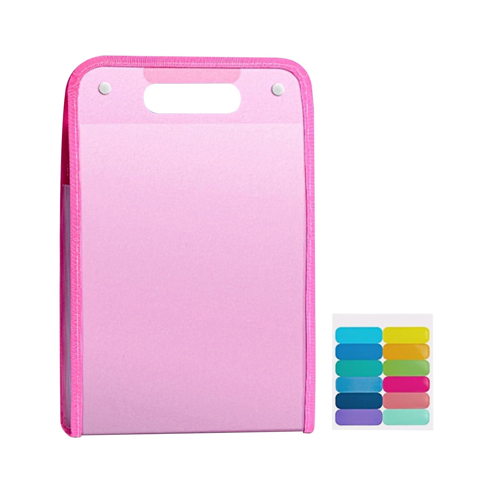 Important Document Storage, 13 Pockets Expanding File Folder with Colored Tabs, File Organizer with Expandable Cover, Expandable Accordian Filing Folder Letter A4 Size, 4 colours(A) B