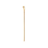 Stainless Steel Coffee Stirring Spoon, Heavy Duty Beverage Cocktail Stirrers, Reusable Stir Cocktail Drink Mixing Swizzle Stick, Tiny Salt Condiment Spoon (Black/1 Pcs) 0.47x8.85 0.47" x 7.55" Silver