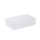 1Pc Large Capacity Clear Pencil Case,Clear Pencil Box Plastic Storage Containers with Latching Lids Stackable Office Supplies Organizer for Gel Pens Erasers Crafts Markers Crayon,8x4.8x2.1in(Clear) Clear