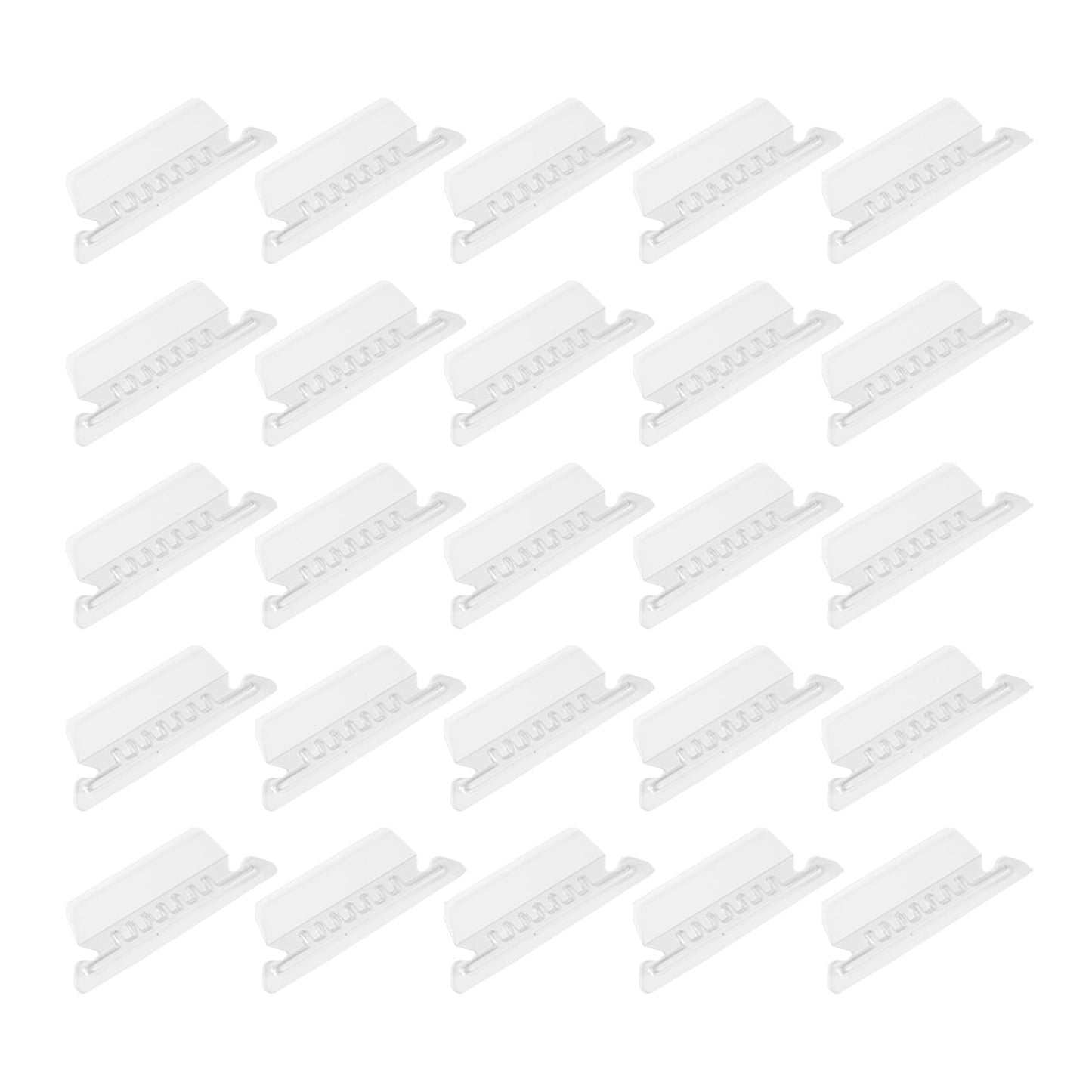 25 Pieces 3.5 Inch Clear Hanging Folder Tabs Hanging File Folder Tabs Clear Tabs for Hanging File Folders, Hanging File Folders with Tabs Office Hanging Files,Universal UNV43313 1/3 Cut Tab (Clear) Clear