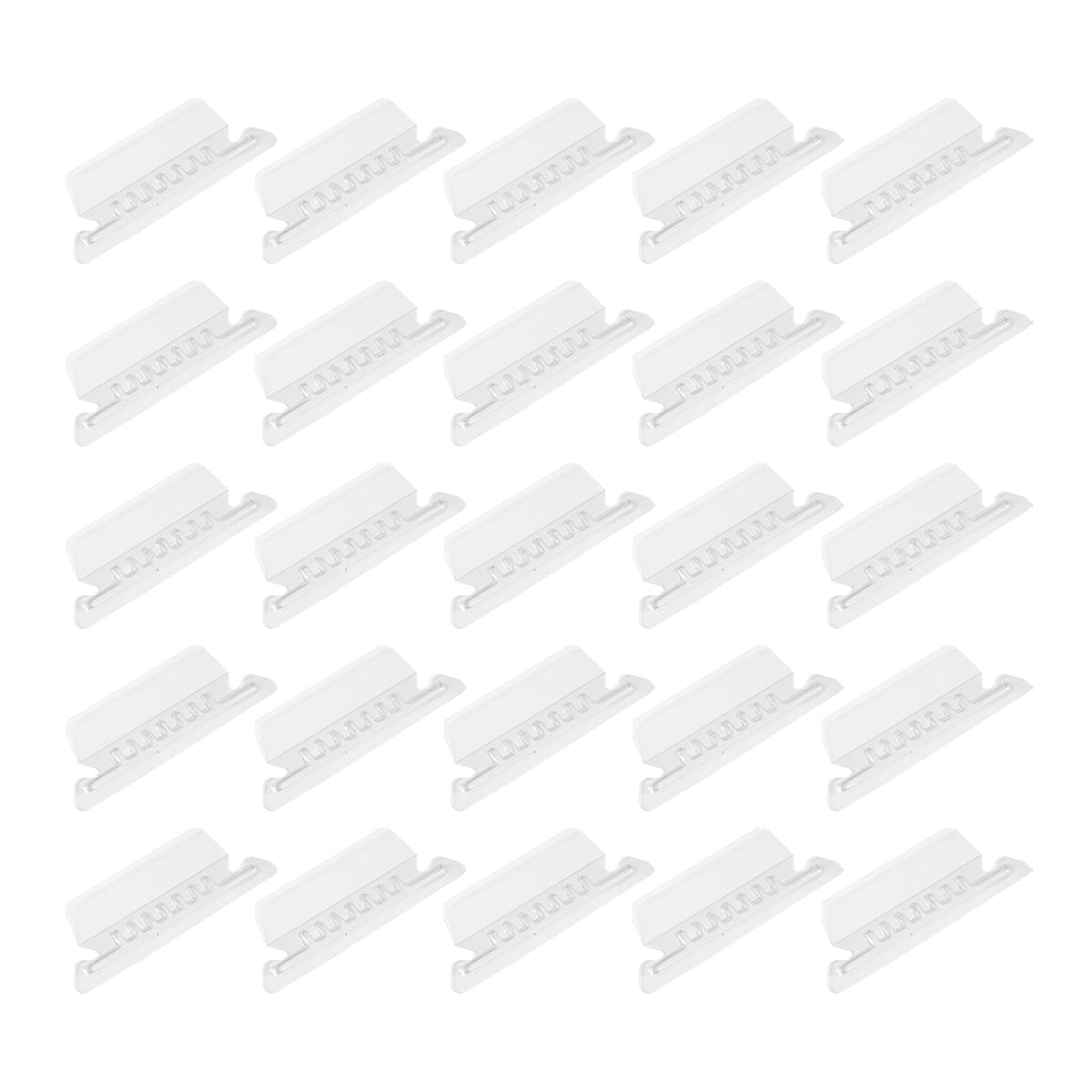 25 Pieces 3.5 Inch Clear Hanging Folder Tabs Hanging File Folder Tabs Clear Tabs for Hanging File Folders, Hanging File Folders with Tabs Office Hanging Files,Universal UNV43313 1/3 Cut Tab (Clear) Clear(100pc)