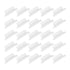 25 Pieces 3.5 Inch Clear Hanging Folder Tabs Hanging File Folder Tabs Clear Tabs for Hanging File Folders, Hanging File Folders with Tabs Office Hanging Files,Universal UNV43313 1/3 Cut Tab (Clear) Clear(50pc)