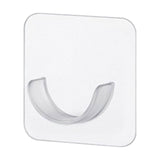 Adhesive Shower Rod Holders, No Drilling Shower Curtain Rod Holders For Wall,Shower Curtain Wall Mount,Stick On Shower Bar Holder,Clear 2 Pc,No Drilling,Shower Rod Not Incl(Clear) Clear
