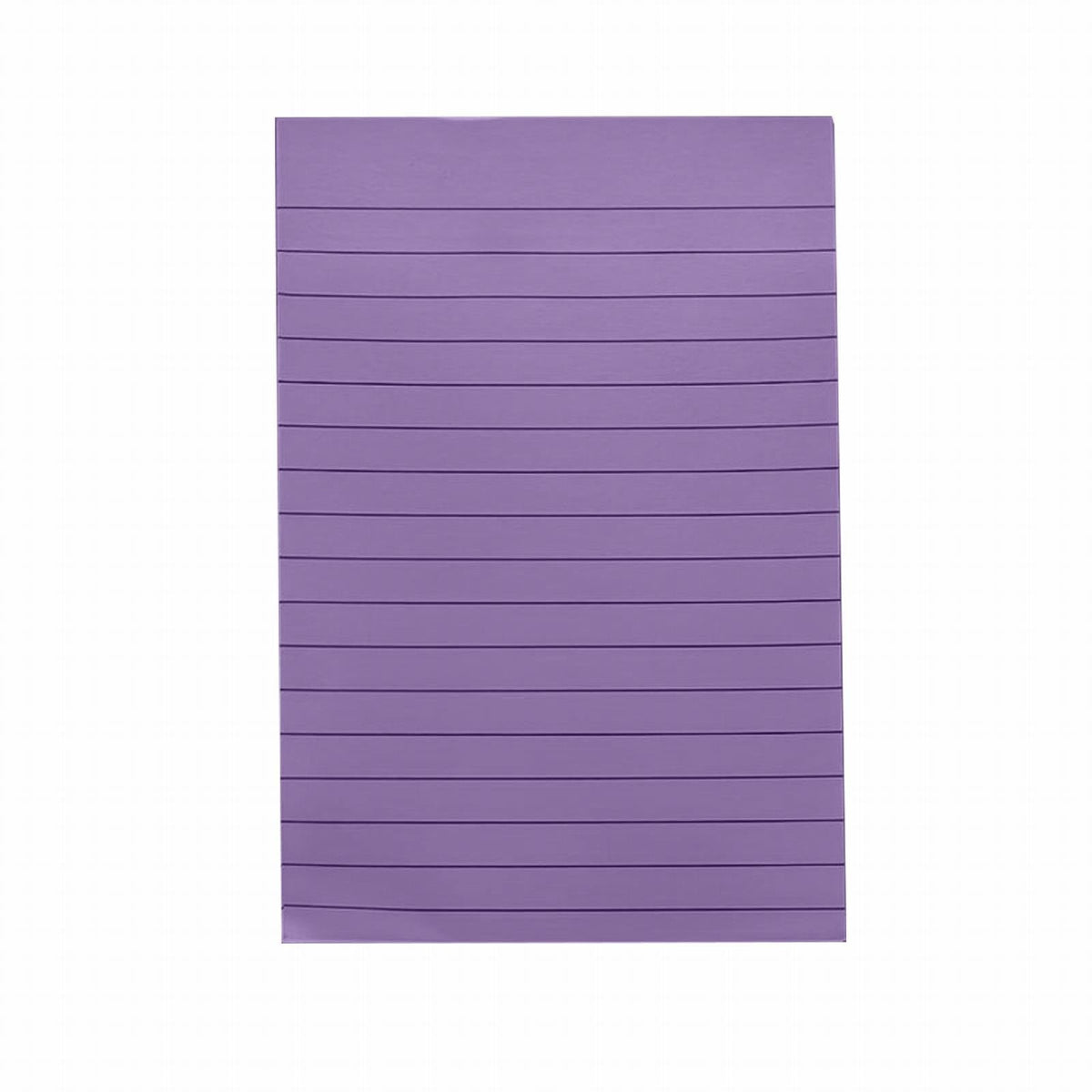 Eight pastel colored lined sticky notes, 4x6 inches, 50 sheets per pad.