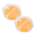 1PCS Beeswax Thread Conditioner, Handy Craft Sewing Tools,Thread Wax for Sewing with Plastic Box Thread Beeswax Thread Conditioner Wax for Sewing Quilting Reinforcing Thread,2 Colors(Yellow) Yellow（2pc)