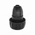 Drip Irrigation Hose Adapters, 1/4 Inch Drip Irrigation Tubing x 3/4 FHT Heavy Duty Swivel Garden Faucet Connectors with Lock Barbed for Drip Irrigation System, 1 Pcs, 1.81x1.33 1.81" x 1.33" Black3
