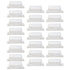 25Pieces 3 Inch Hanging File Folder Tabs and Inserts Large Clear Plastic Hanging Folder Tabs for Quick Identification,For Filing Cabinet Folders Labels Back to Supplies, 6 Colors (Yellow) Clear
