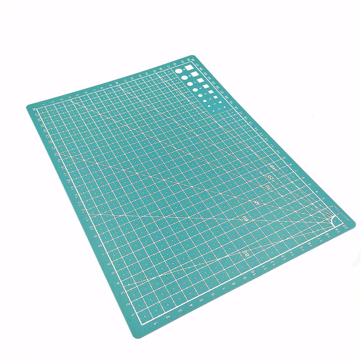 Blue and green double-sided self-healing cutting mat