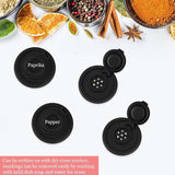 Mini Portable Seasoning Containers Set Salt Pepper Shakers for Camping Picnic Travel Lunch Box Kitchen Utensils Reusable Plastic Spice Jars with Screw Caps,Up to 60% OFF Clear