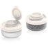 Mini Portable Seasoning Containers Set Salt Pepper Shakers for Camping Picnic Travel Lunch Box Kitchen Utensils Reusable Plastic Spice Jars with Screw Caps,Up to 60% OFF White