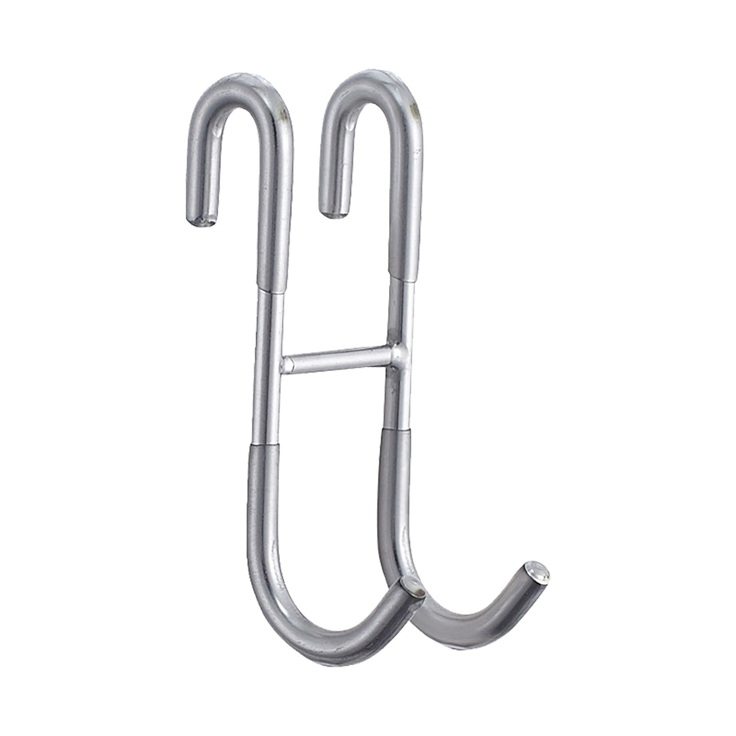 Over The Door Hooks,1 Pack Hangers Hooks with Rubber Prevent Scratches Heavy Duty Organizer for Living Room, Bathroom, Bedroom, Kitchen Hanging Clothes, Towels, Hats, Coats, Bags(Black) Z1-Clear
