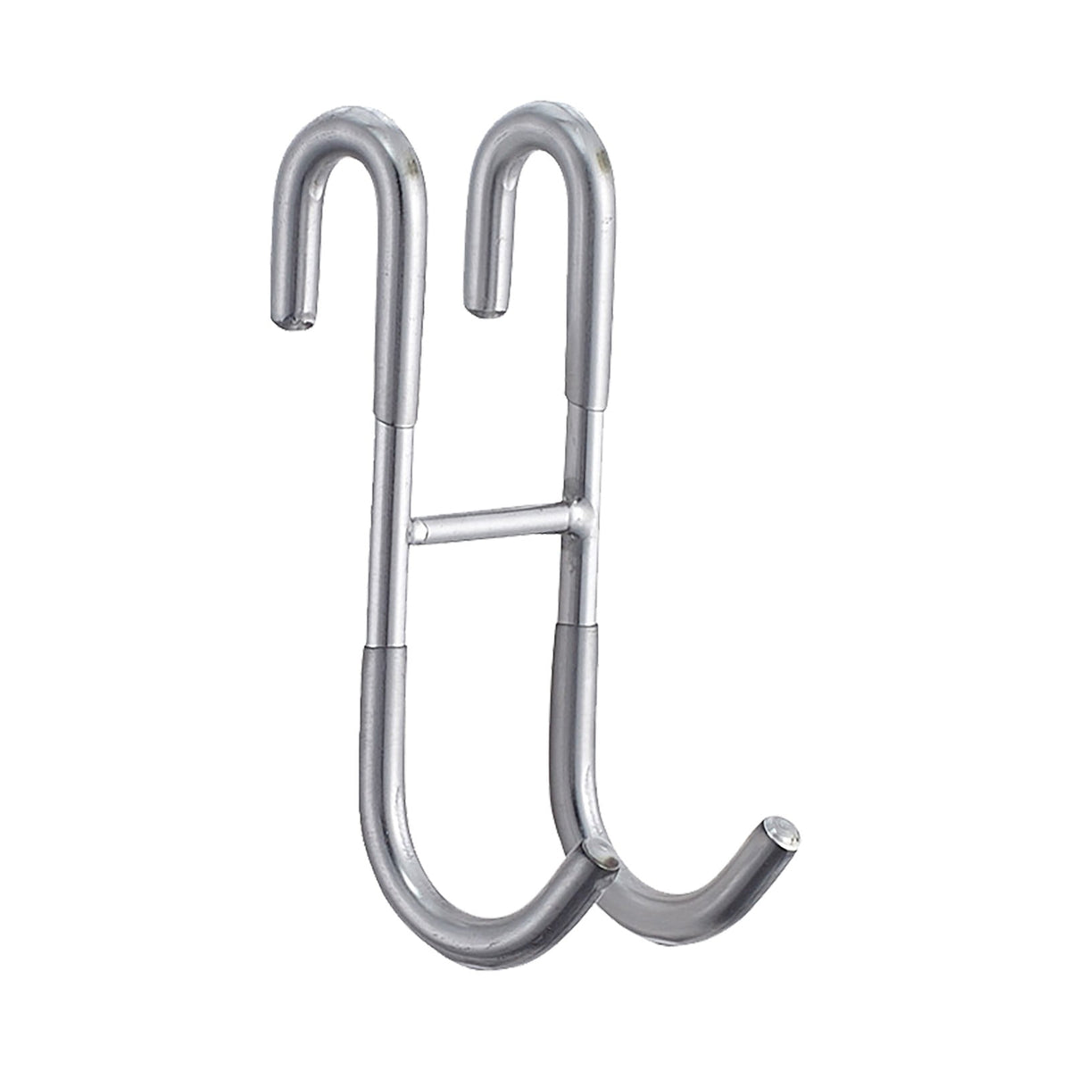 Over The Door Hooks,1 Pack Hangers Hooks with Rubber Prevent Scratches Heavy Duty Organizer for Living Room, Bathroom, Bedroom, Kitchen Hanging Clothes, Towels, Hats, Coats, Bags(Black) Z1-Clear