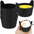 Air Fryer Baking Cups, Suitable for Microwave and Oven, Silicone Baking Ramekins for Muffins, Puddings, Eggs and Cupcakes, Silicone Muffin Cups for Air Fryer (Black/1 Pcs) 2.36x2.95 2.36" x 2.95" Grey