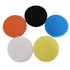 Buffing Polishing Pads 5 Inch, 5 Pcs Face for Backing Plate, Car Compound Buffing Sponge Pads and Woolen Cutting Polishing Pad Kit for Car Polishing and Waxing 5" Multicolor*5