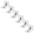 No Drill Furniture Anchors, Heavy Duty Anti Tip Furniture Straps Kit Adhesive Furniture Wall Anchors for Pet Proofing, Secure Bookcase Dresser Shelf Cabinet Wall, 6 Pack, 2.36x2.36 2.36" x 2.36" White*6