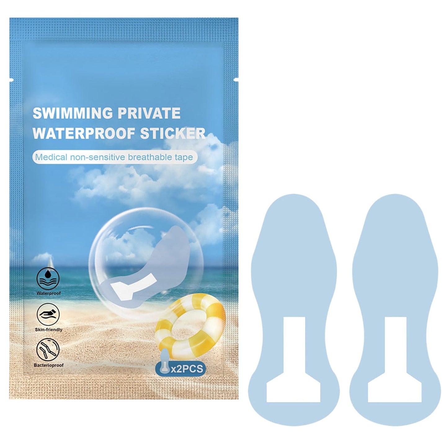 Waterproof Swim Panti Liner,Clear PU Material for Discreet Protection,Hygienic and Comfortable Design,Ideal for Beach,Pool,and Spa Activities,Portable and Easy to Use
