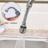 Flexible Faucet Sprayer Attachment, Heavy Duty 360 ° Kitchen Sink Aerator, Extender ABS Polished Chrome for Cold Hot Water (Silver/2 Pack) 5.51x2.35 5.51" x 2.35" Silver