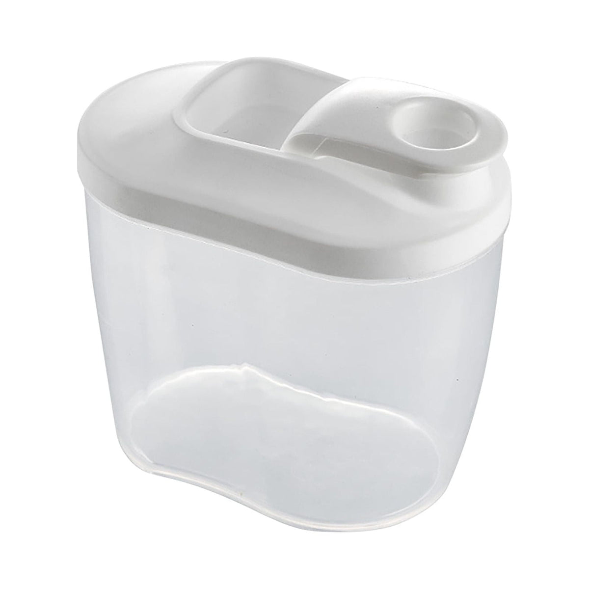 Airtight Storage Container with Lids, Plastic Pet Food Storage Container with Locking Lid,Pet Dog Cat Food Dispenser ,Clear Pet Dog Food Storage Bin Containers for Rice Grain(Green,4.72x7.68") Z2-Clear