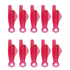 Fish Mouth Sewing Machine Needle Threader Upgraded Automatic Sewing Needle Threader,Simple Needle Threader Tool,Quick Sewing Machine Cycle Simple Needle Threader Tool(5 pcs-HotPink) 10 pcs-HotPink