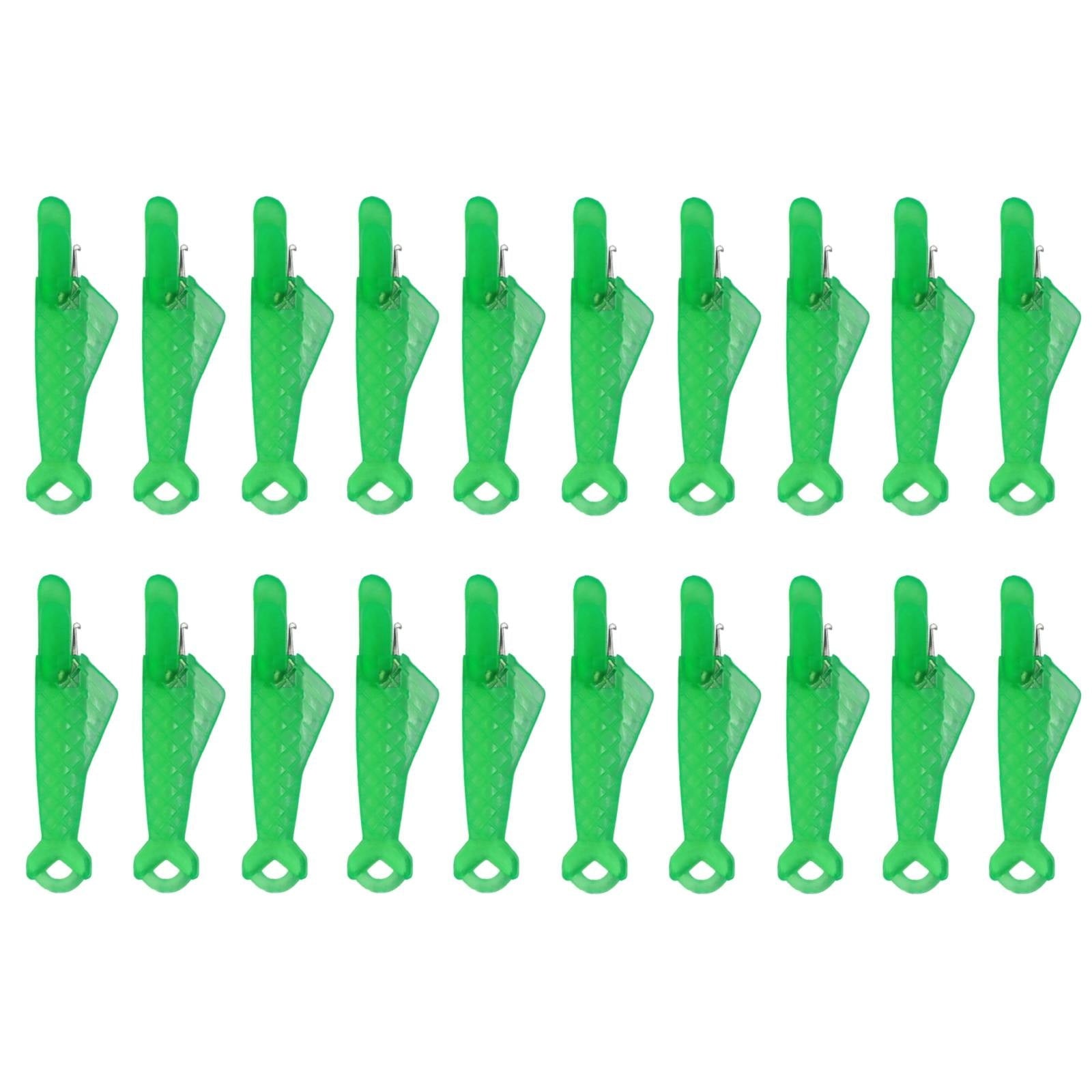 Fish Mouth Sewing Machine Needle Threader Upgraded Automatic Sewing Needle Threader,Simple Needle Threader Tool,Quick Sewing Machine Cycle Simple Needle Threader Tool(5 pcs-HotPink) 20 pcs-Green