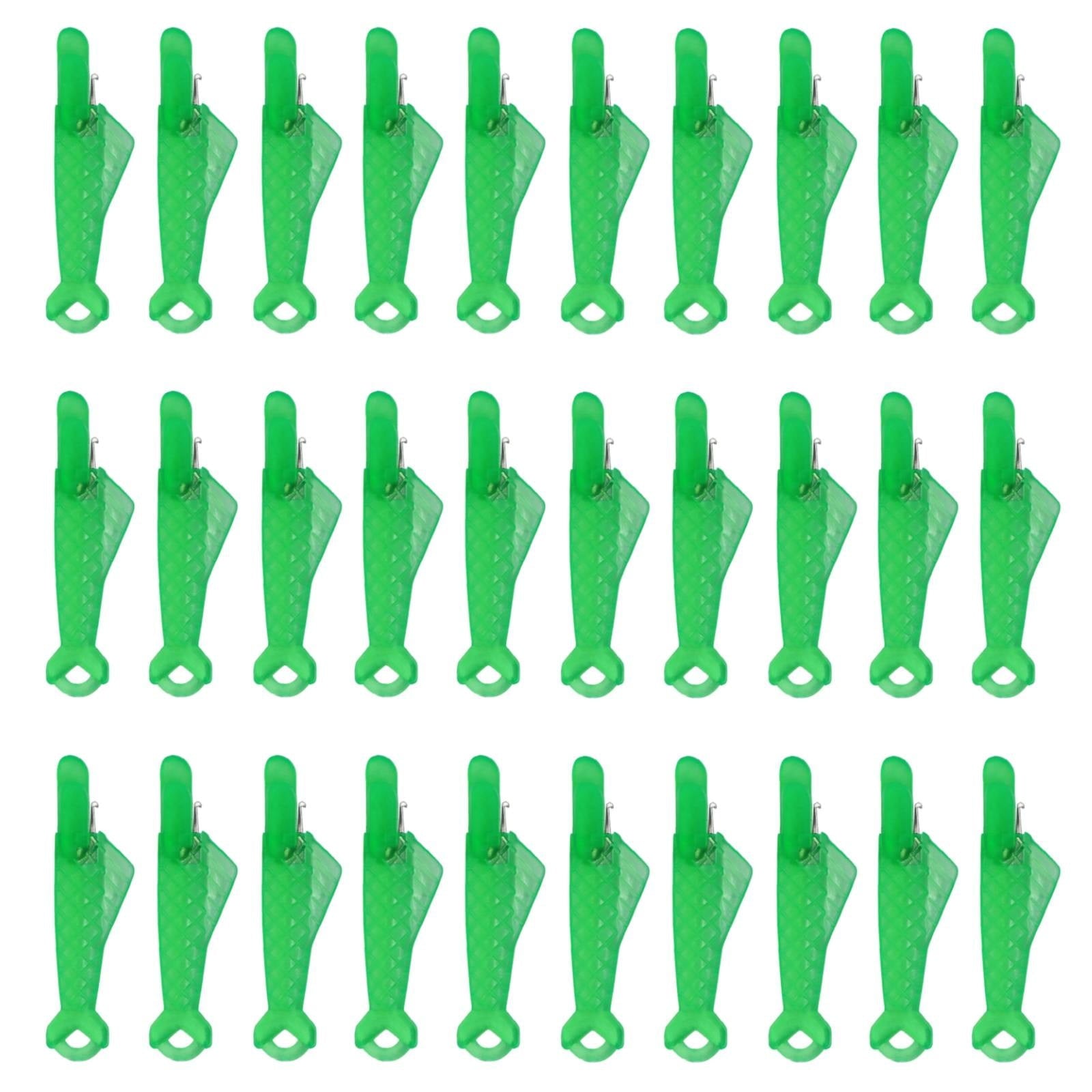 Fish Mouth Sewing Machine Needle Threader Upgraded Automatic Sewing Needle Threader,Simple Needle Threader Tool,Quick Sewing Machine Cycle Simple Needle Threader Tool(5 pcs-HotPink) 30 pcs-Green