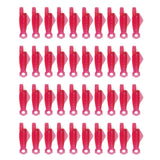 Fish Mouth Sewing Machine Needle Threader Upgraded Automatic Sewing Needle Threader,Simple Needle Threader Tool,Quick Sewing Machine Cycle Simple Needle Threader Tool(5 pcs-HotPink) 40 pcs-HotPink