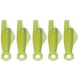 Fish Mouth Sewing Machine Needle Threader Upgraded Automatic Sewing Needle Threader,Simple Needle Threader Tool,Quick Sewing Machine Cycle Simple Needle Threader Tool(5 pcs-HotPink) 5 pcs-Yellow