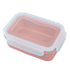 Plastic Meal Prep Containers with Lids, Food Storage Containers with Snap Locking Lids, Airtight Lunch Containers, Microwave, Oven, Freezer and Dishwasher (Red/1 Pcs) 5.5x3.7 5.5" x 3.7" Red