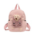 1 Pcs Travel Backpack,Cute Custom BookBag with Detachable Bear,Travel Backapck for Women/Men Casual Laptop Bookbag,Large Capacity Backpack for Birthday Gift,Christmas Gift,8.6x11 in(Green) Pink