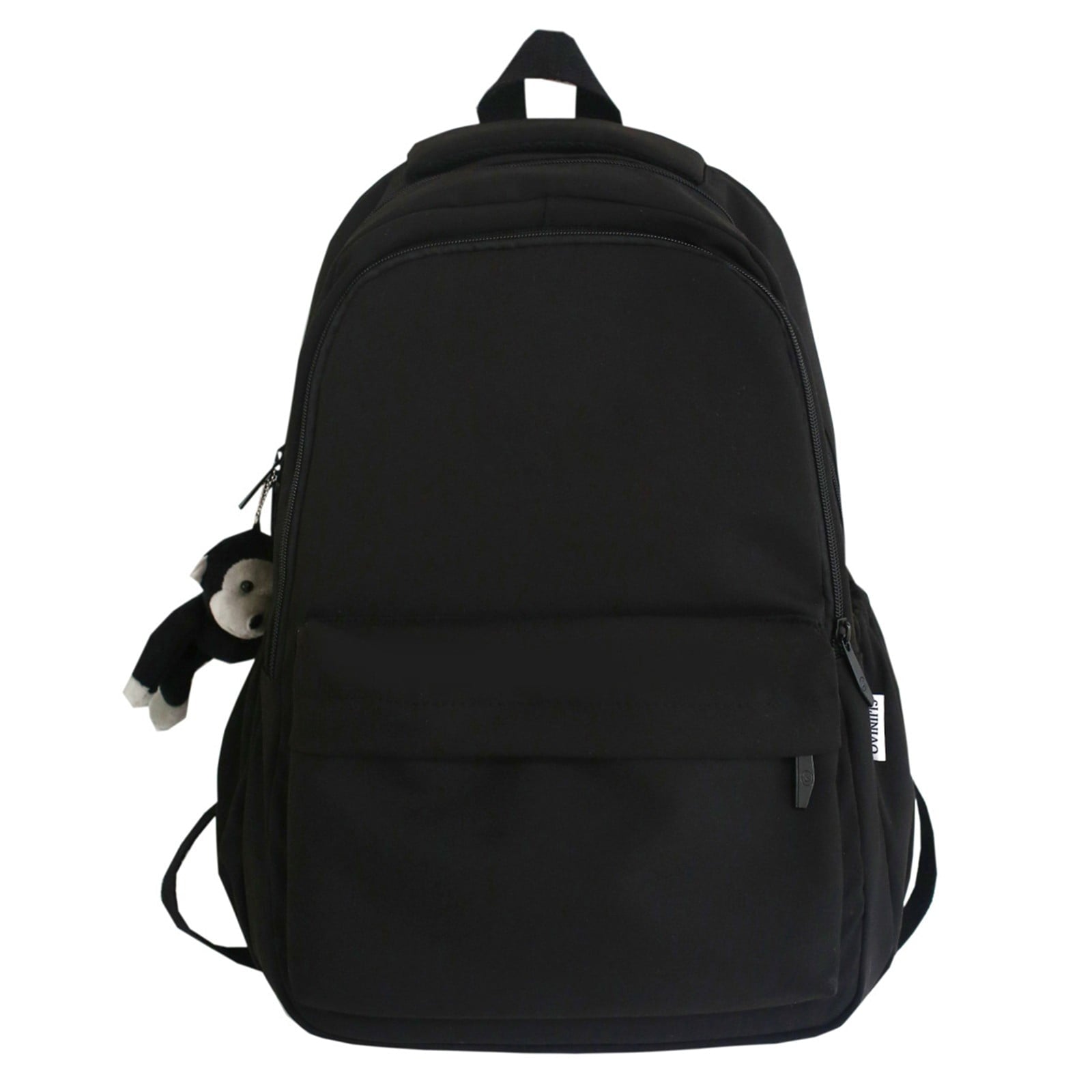 1 Pcs Travel Backpack,Cute Custom BookBag with Detachable Bear,Travel Backapck for Women/Men Casual Laptop Bookbag,Large Capacity Backpack for Birthday Gift,Christmas Gift,8.6x11 in(Green) Z3-Black