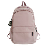 1 Pcs Travel Backpack,Cute Custom BookBag with Detachable Bear,Travel Backapck for Women/Men Casual Laptop Bookbag,Large Capacity Backpack for Birthday Gift,Christmas Gift,8.6x11 in(Green) Z3-Pink