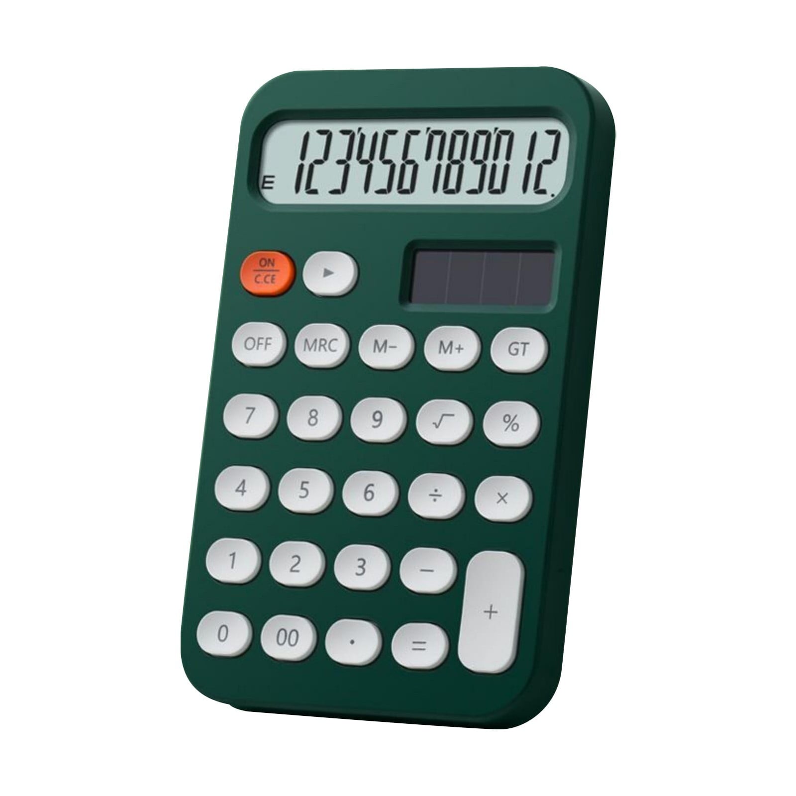 1 Pcs Mechanical Switch Calculator,12 Digits,Large LCD Display,Colorful Calculator With Big Buttons,Mechanical Calculator,Calculators Desktop Calculator,Cute Calculator, Aesthetic Calculator （Green）