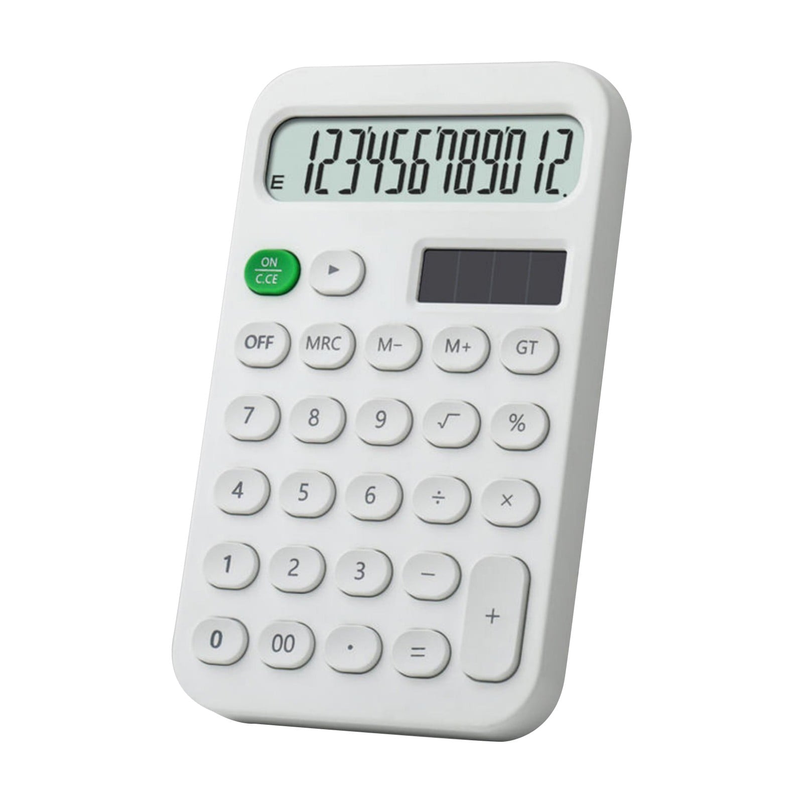 1 Pcs Mechanical Switch Calculator,12 Digits,Large LCD Display,Colorful Calculator With Big Buttons,Mechanical Calculator,Calculators Desktop Calculator,Cute Calculator, Aesthetic Calculator (Grey)