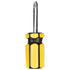 Metric Steel Flathead Screwdriver with PVC Handle,Single-Use Hardware Tool,3.3" Durable Flat-Tip Screwdriver for Tightening Loosening Flathead Screws,Workshop Garage Hardware Tools Cross