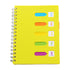 5 Subject Notebook College Ruled,Small Spiral Notebook 5x7 with Removable Divider Tabs, Lined Spiral Notebook for Women,220 Pages A5 Spiral Notebooks for Note Taking,Blue Yellow