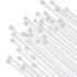 Cable Zip Ties,100 Pack White One Sizes 12 Inch Length,Nylon Universal Cable Tie,Multi-Purpose Self-Locking Nylon Cable Cord Management ,Heavy Duty Durable Adjustable Plastic Wire Ties for Home White