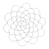 Stainless Steel Flower Arranger Frog, Wire Flower Arrangement Holder, Round Floral Lid Organizer Grid Tool, for Floral Plant Vase Stems Bouquets Fixation, Gold, 4 Inches 5" Gold