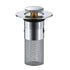 Bathroom Sink Stopper, Heavy Duty Hair Catcher, Pop Up Sink Drain Filter, for Bathroom Sink Stopper Replacement， Hair Catcher with Removable Stainless Steel Filter Basket, 1 Pcs, 2.36x3.15 2.36" x 3.15" Silver