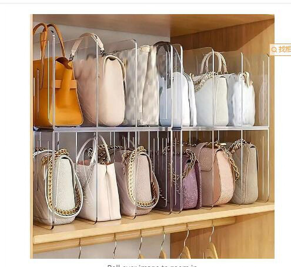 Acrylic File Sorter, Clear Handbag Holder Acrylic Desk Organizer, Sturdy Desktop Files Organizer Files Folder Holder Rack for Envelopes Mail Letter Paper Notebook Electronics, 1 Pcs, 12.6x5.9x5.12 12.6" x 5.9" x 5.12" Clear