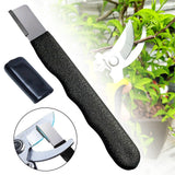 Gardening Tool Sharpener, Heavy Duty Gardening Scissors Sharpener, Quick Sharpener for Gardening PrunersKnives and Scissors, 1 Pcs, 4.72x0.47 4.72" x 0.47" Black