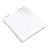 Sketch Book Sketchpad,Journal Memo Notebook Notepads Grids Notebook Writing Notebook for Sketching Scribbling Notebook Journal Refillable Notebooks,Top Spiral Bound Sketch Pad,7.87x7.56",Beige White