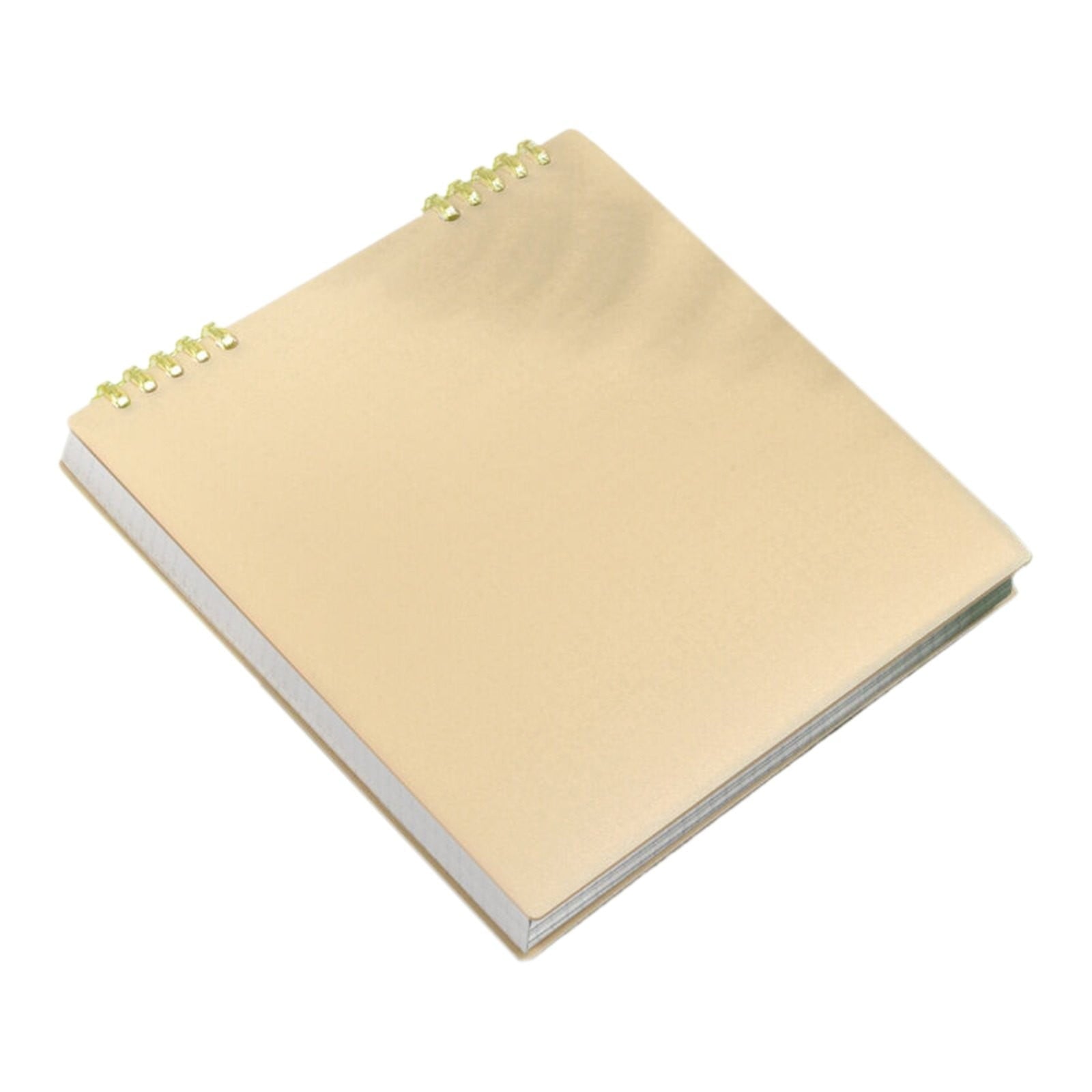 Sketch Book Sketchpad,Journal Memo Notebook Notepads Grids Notebook Writing Notebook for Sketching Scribbling Notebook Journal Refillable Notebooks,Top Spiral Bound Sketch Pad,7.87x7.56",Beige Yellow