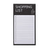 Magnetic Notepads for Fridge, Big Notepads for Shopping List,Reminders -Strong Magnetic Back- Memo Pads,Full Magnet Back Design Notepad for Shopping Lists,2.95x5.51" 50 Sheets Black