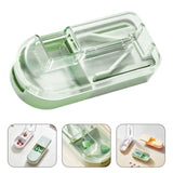 3-in-1 Pill Crusher and Pill Cutter with Storage Compartment for Tablets, Pill Grinder Fine Powder, Pill Cutter Splitter for Small or Large Pills, 1.57x2.36 3.23" x 1.46" x 0.98" Beige