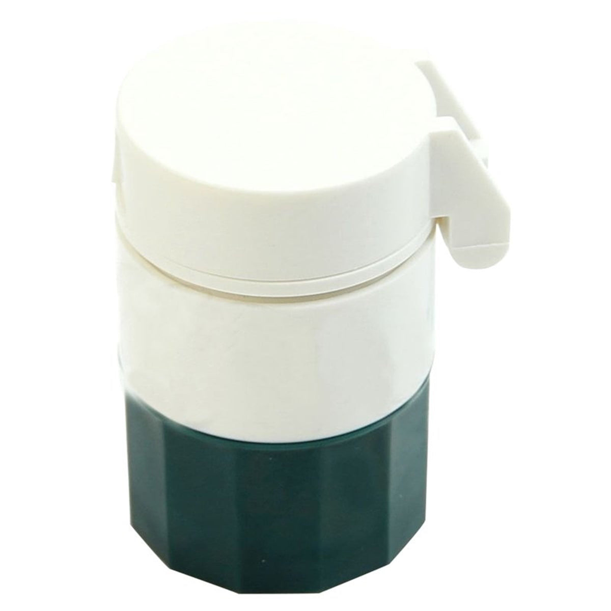 3-in-1 Pill Crusher and Pill Cutter with Storage Compartment for Tablets, Pill Grinder Fine Powder, Pill Cutter Splitter for Small or Large Pills, 1.57x2.36 1.57" x 2.36" Green