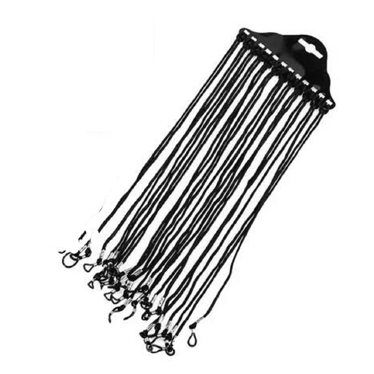 Glasses Strap 12 pcs,Eyeglasses Strap Holder,Eye Glasses String Holder, Glasses Neck Lanyard Cord,Strap Holders Glasses Straps Non Slip Eyewear Retainers Eyeglasses Chain Necklace,Colorful Black