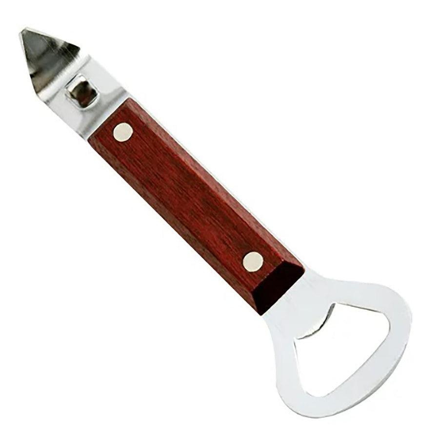 Can Punch Bottle Opener, Heavy Duty Bottle Punch Can Opener, Manual Stainless Steel Can Opener, 2 in 1 Multifunctional Can Open Tool, 6.10x1.57 6.10" x 1.57" Beige
