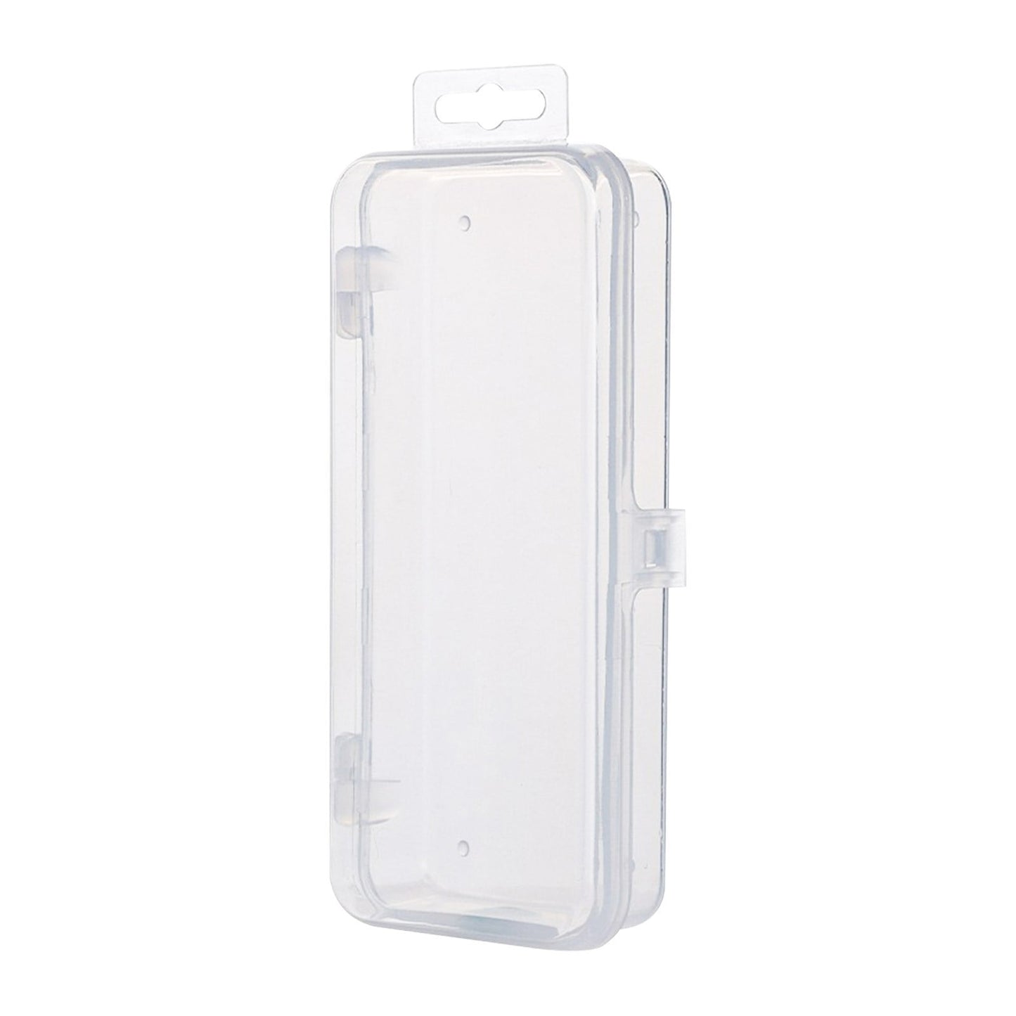 Rectangular Empty torage Box, Plastic Pencil Case, Clear Storage Container for Pencil,Crayon,Sticker,Cosmetics, 1 Pcs, 5.24x2.44x0.98 5.24" x 2.44" x 0.98" Clear