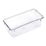 Rectangular Empty torage Box, Plastic Pencil Case, Clear Storage Container for Pencil,Crayon,Sticker,Cosmetics, 1 Pcs, 5.24x2.44x0.98 9.05" x 2.75" x 1.96" Hot Pink